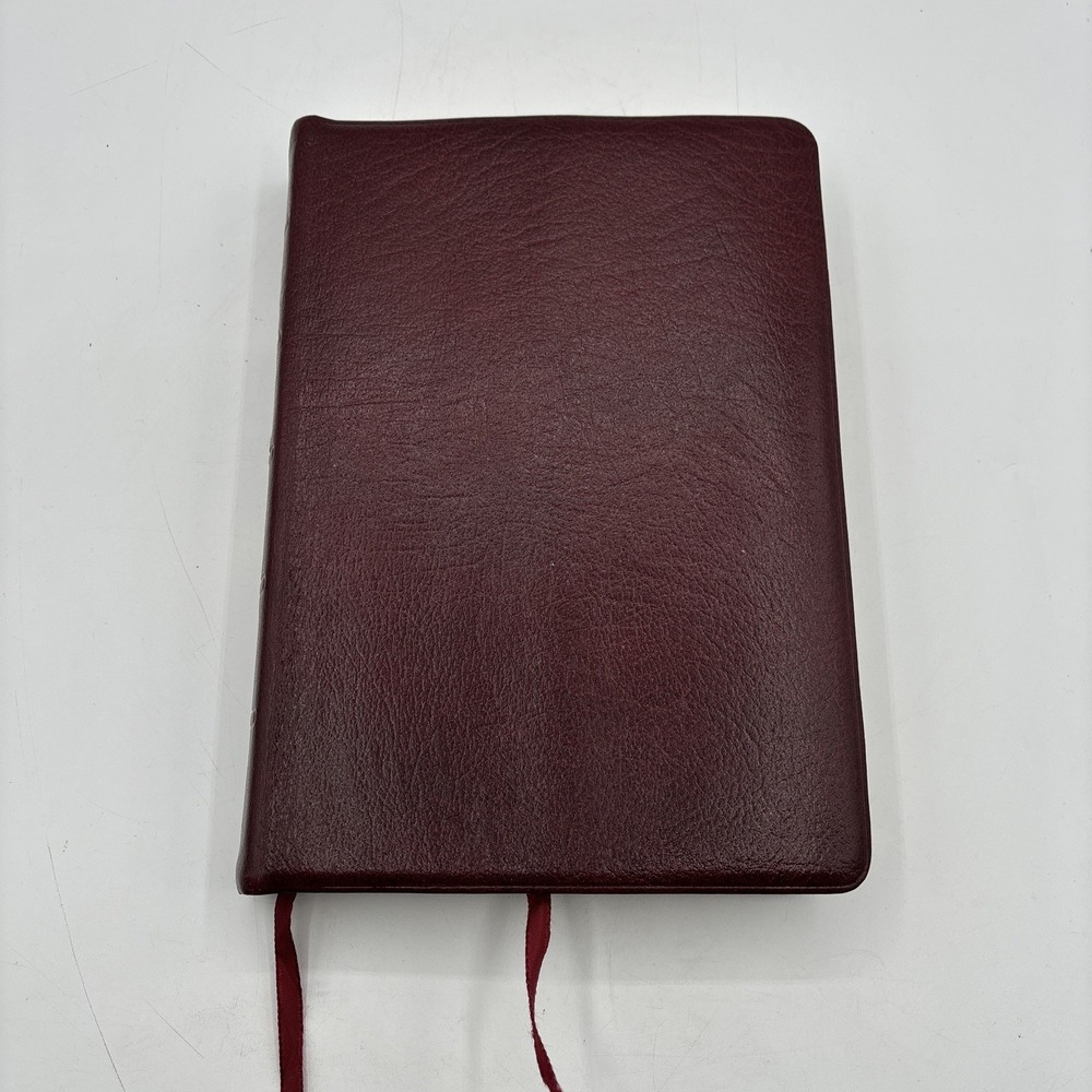 The Open Bible KJV Red Letter Ed 1975 Nelson Water Buffalo Leather Lined READ